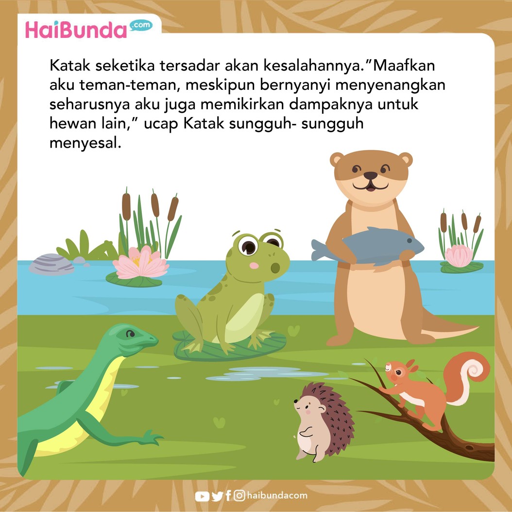 Sudah berbulan-bulan hujan tak kunjung datang&comma; membuat para hewan meminta katak untuk menyanyi merayu langit untuk memanggil hujan&period; Bagaimana kelanjutannya&quest;