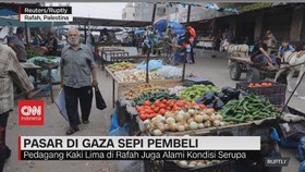 VIDEO: Pedagang di Gaza Was-Was Krisis Stok Barang