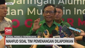 VIDEO: Mahfud Soal Tim Pemenangan Dilaporkan