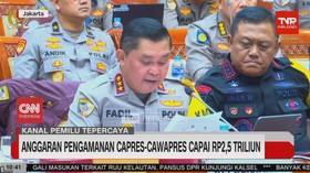 VIDEO: Anggaran Pengamanan Capres-Cawapres Capai Rp.2,5 Triliun