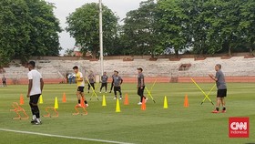 Redakan Ketegangan, Latihan Timnas Indonesia U-17 Diselipi Sesi Gim