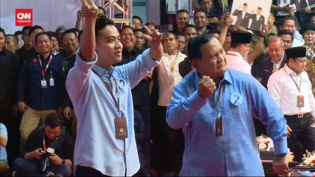 VIDEO: Melihat Joget Prabowo di Pengundian Nomor Urut Pilpres 2024