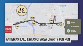 VIDEO: Antisipasi Lalu Lintas CT Arsa Charity Fun Run