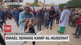 VIDEO: Israel Serang Kamp Al-Nuseirat