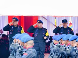 Jenderal Agus Subiyanto Diangkat Jadi Warga Kehormatan Korps Brimob Polri