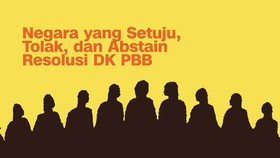 INFOGRAFIS: Negara yang Setuju, Tolak, dan Abstain Resolusi DK PBB
