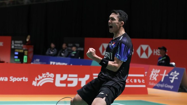 Ranking BWF terbaru mengantar Jonatan Christie ke tiga besar sektor tunggal putra mendekati Anthony Ginting dan Viktor Axelsen.