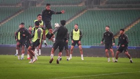FOTO: Timnas Indonesia Bersiap Perang Lawan Irak di Basra