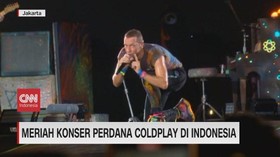 VIDEO: Kemeriahan Konser Perdana Coldplay di Indonesia