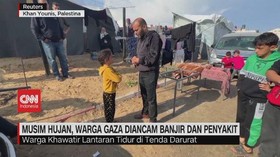 VIDEO: Musim Hujan, Warga Gaza Diancam Banjir Dan Penyakit