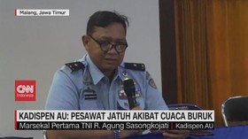VIDEO: Kadispen AU: Pesawat Jatuh Akibat Cuaca Buruk