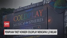 VIDEO: Penipuan Tiket Konser Coldplay Mencapai Rp.1,3 Miliar