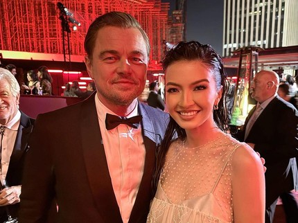 7 Potret Raline Shah Bareng Seleb Dunia di LA, Ada Leonardo DiCaprio hingga Brad Pitt