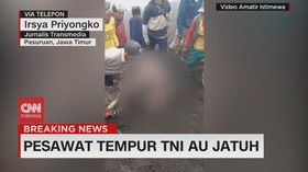 VIDEO: Satu Korban Pesawat TNI AU Jatuh Ditemukan