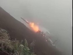 Ada Ledakan saat Pesawat TNI AU Jatuh di Pasuruan