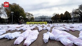 VIDEO: Amnesty International 'Pamerkan Korban Gaza' di Gedung Putih