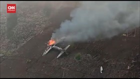VIDEO: Momen Pesawat TNI AU Jatuh di Pasuruan