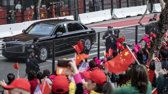 Hongqi N701 jadi andalan Presiden China Xi Jinping saat mengunjungi AS pekan ini.