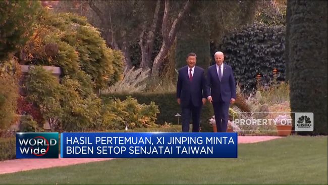 Hasil Pertemuan, Xi Jinping Minta Biden Setop Senjatai Taiwan