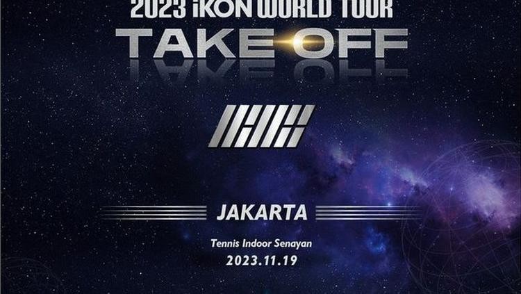 Berikut informasi lengkap dan rundown konser iKON World Tour Take Off di Jakarta Tennis Indoor Senayan, 19 November 2023. Simak selengkapnya di sini, Bunda.