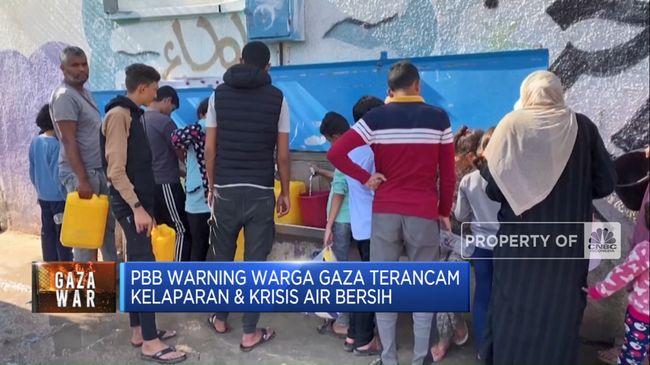 PBB Warning Warga Gaza Terancam Kelaparan dan Krisis Air Bersih