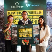 The Body Shop Indonesia Donasikan Rp1 Miliar untuk Palestina