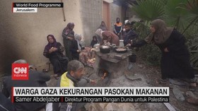 VIDEO: Warga Gaza Kekurangan Pasokan Makanan