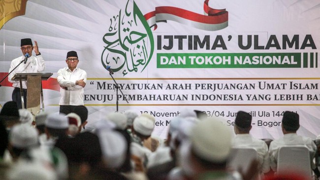 Pasangan Anies-Muhaimin telah menandatangani 13 poin pakta integritas dari forum Ijtima Ulama pada 1 Desember lalu.