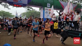CT Angkat Bendera, Peserta CT ARSA Charity Fun Run 2023 Mulai Berlari