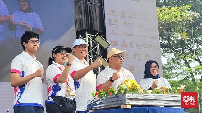 Ketua Yayasan CT Arsa Foundation, Anita Tanjung, menyatakan seluruh pendapatan CT ARSA Charity Fun Run 2023 disumbangkan ke masyarakat yang tidak mampu.