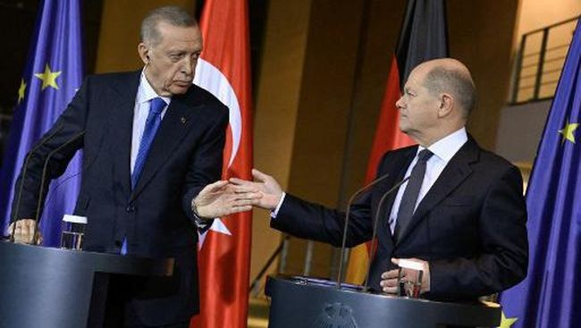Erdogan 'Semprot' Kanselir Jerman di Depan Publik, Ada Apa?