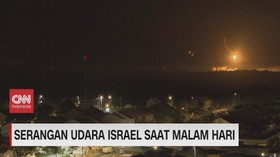 VIDEO: Serangan Udara Israel Saat Malam Hari