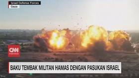 VIDEO: Baku Tembak Militan Hamas Dengan Israel