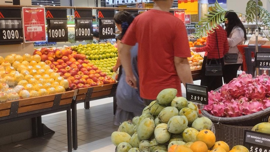 Diskon buah-buahan di Transmart Full Day Sale