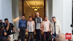 Ganjar dan Hary Tanoe Berkumpul di Rumah JK Sore Ini