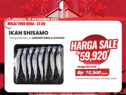 Buruan Merapat! Ikan Shisamo Murah Banget di Transmart Full Day Sale