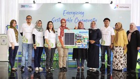SEB Pertamina Wujudkan Sekolah Adiwiyata Berbasis Energi Terbarukan