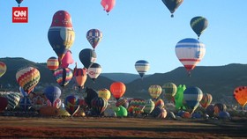 VIDEO: Melihat Keindahan Festival Balon Udara di Langit Meksiko