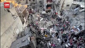 VIDEO: Puing dan Mayat di Kamp Jabalia, Saksi Serangan Brutal Israel