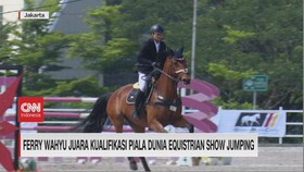 VIDEO: Ferry Wahyu Juara Kualifikasi Piala Dunia Equistrian Show Jump