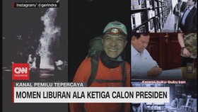 VIDEO: Momen Liburan Ala Ketiga Capres