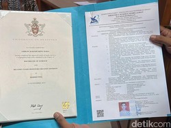 Ini Penampakan Ijazah Gibran dari University of Bradford Inggris