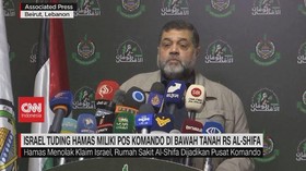 VIDEO: Israel Tuding Hamas Miliki Pos Komando di Bawah RS Al-Shifa