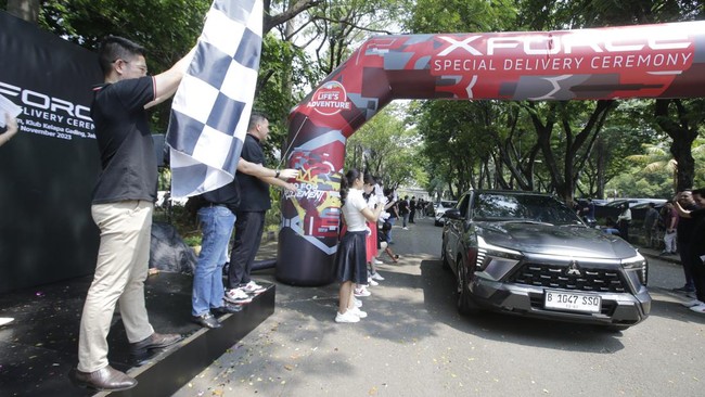Total 700 unit Mitsubishi Xforce yang dikirim ke konsumen sampai akhir November 2023.