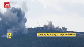 VIDEO: Momen HIzbullah Hujani Bom Kota Israel Dekat Perbatasan Lebanon
