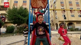 VIDEO: Taman Bermain jadi Hiburan Sejenak bagi Anak-anak Palestina