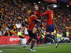 Tekuk Georgia 3-1, Spanyol Mantap di Puncak Klasemen