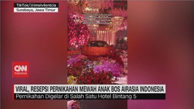 VIDEO: Resepsi Pernikahan Mewah Anak Bos Air Asia Indonesia