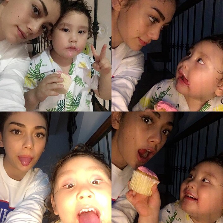 <p>Lahir dengan nama Eleeya Xaviera Sompia pada 1 September 2012, ia adalah anak perempuan Celine dari pernikahannya bersama Dearly Dave Sompia alis Dirly 'Idol'. Kini, sang putri sudah menginjak usia 11 tahun. (Foto: Instagram@celine_evangelista)</p>