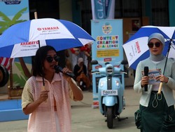 Nabila Ishma Bagi Tips Aman Berkendara di Yamaha Youth Festival Bandung
